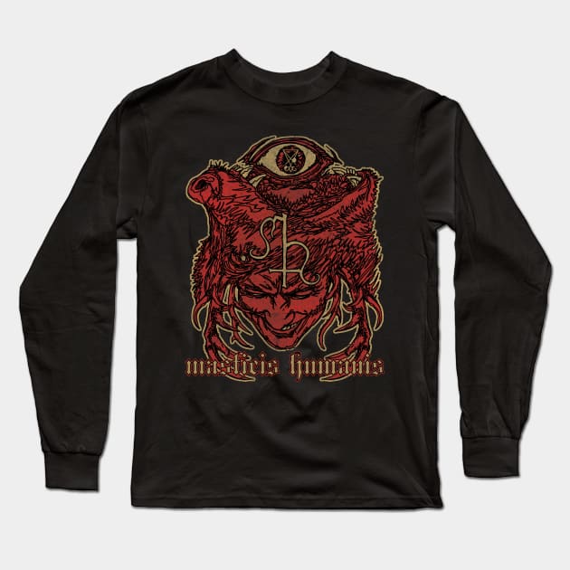 The Horror Long Sleeve T-Shirt by Pages Ov Gore